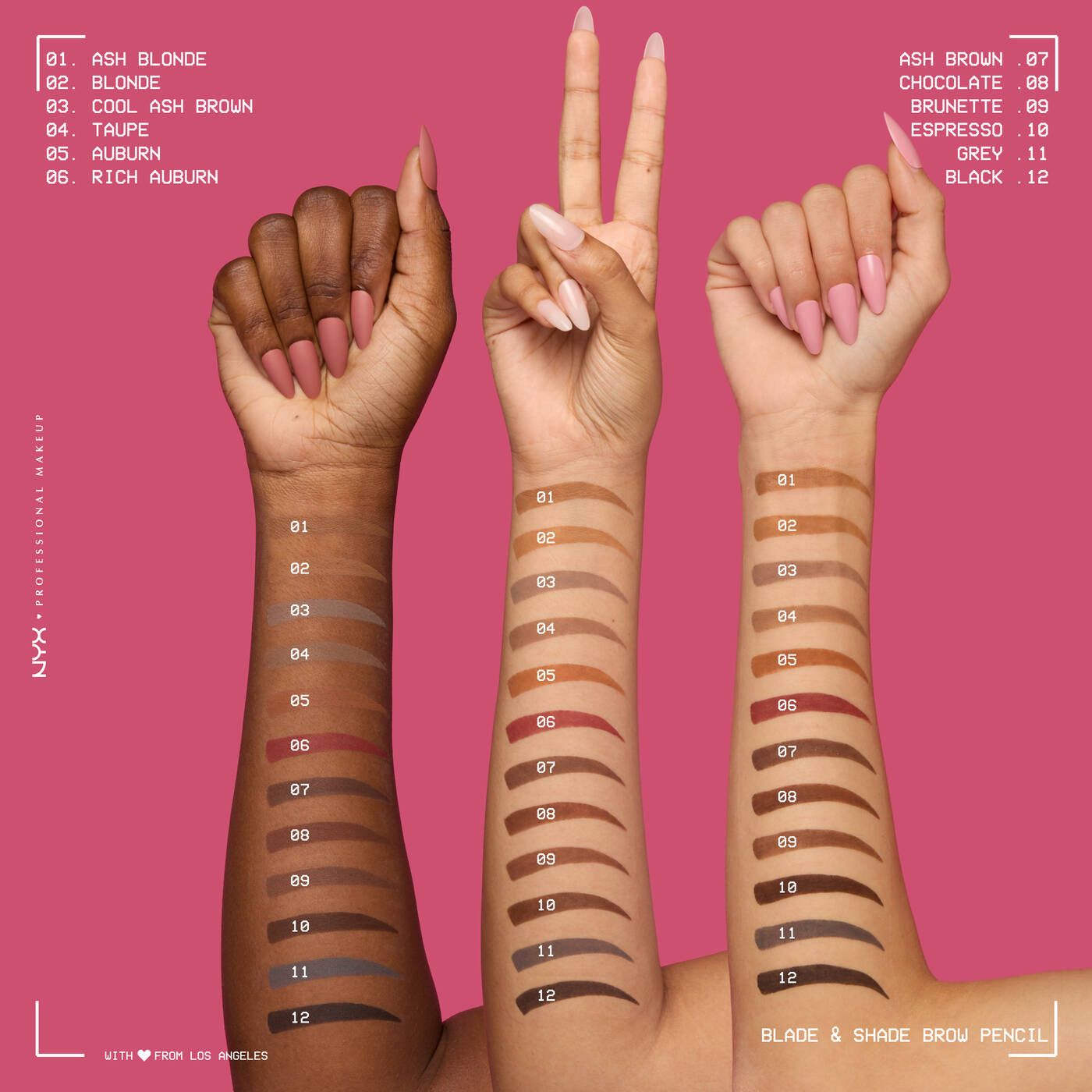 Blade & Shade nano brow pencil - NYX