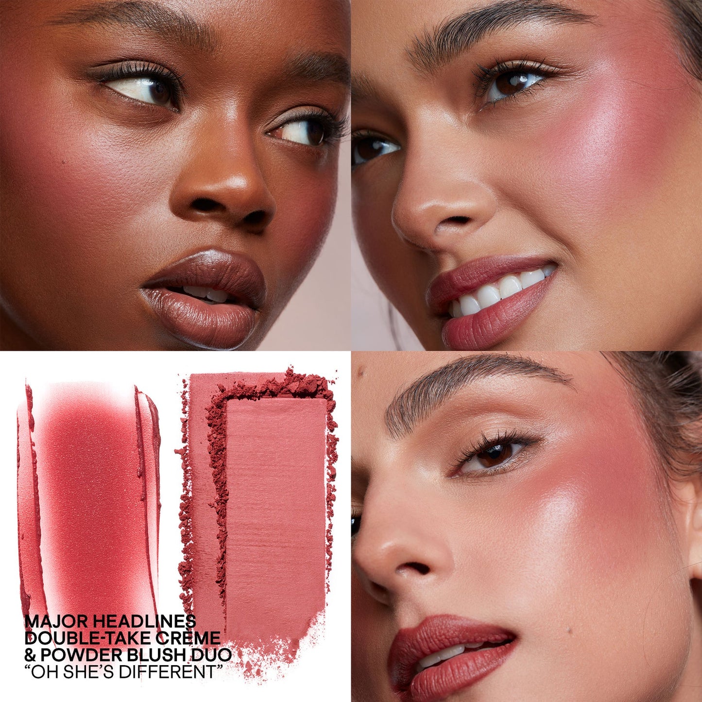 Major Headlines Double-Take Crème & Powder Blush Duo - PATRICK TA BEAUTY