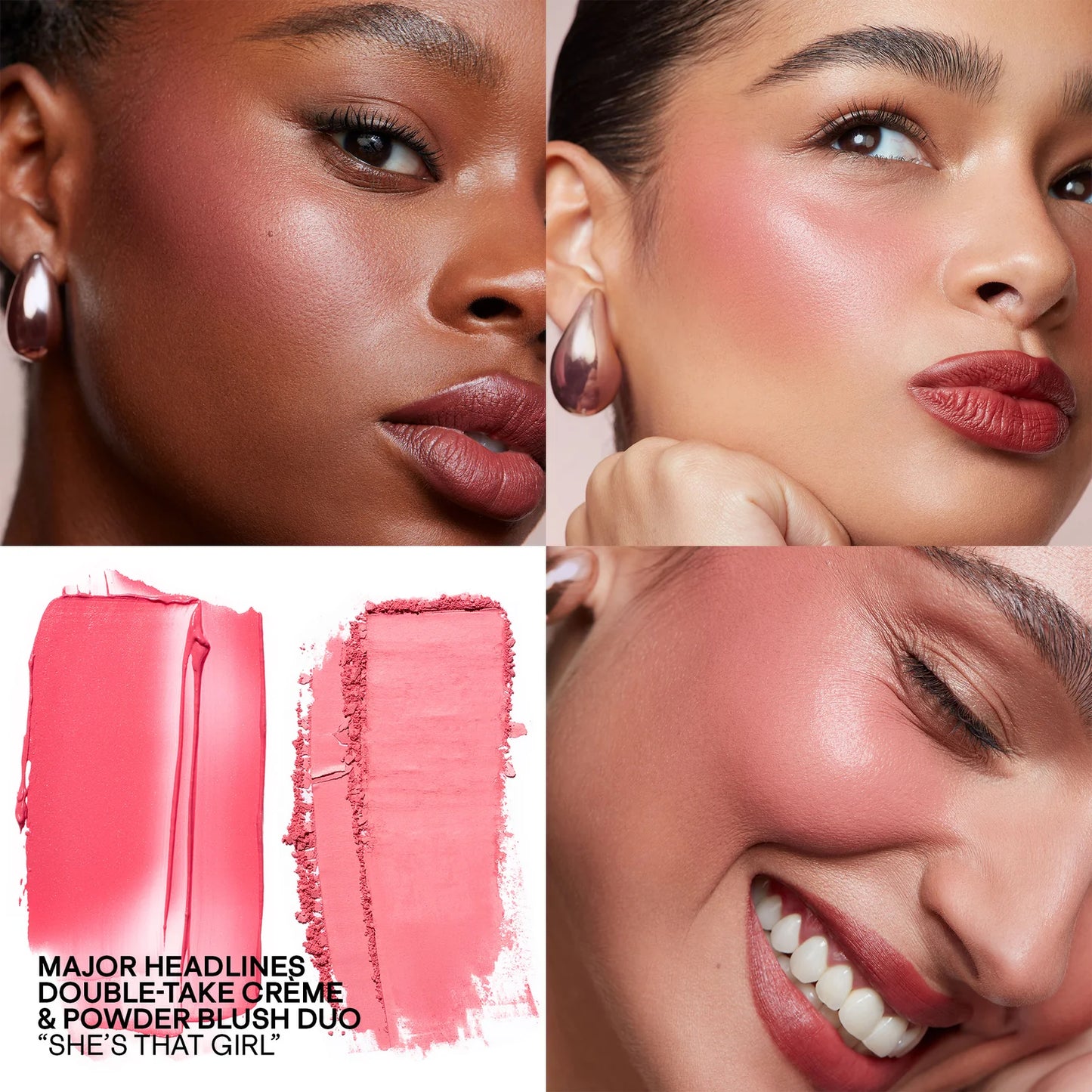 Major Headlines Double-Take Crème & Powder Blush Duo - PATRICK TA BEAUTY