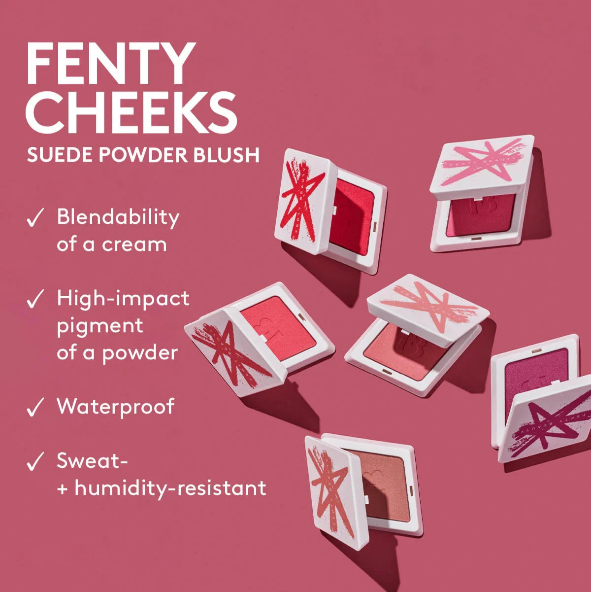 Fenty Cheeks Suede Powder Blush - FENTY BEAUTY