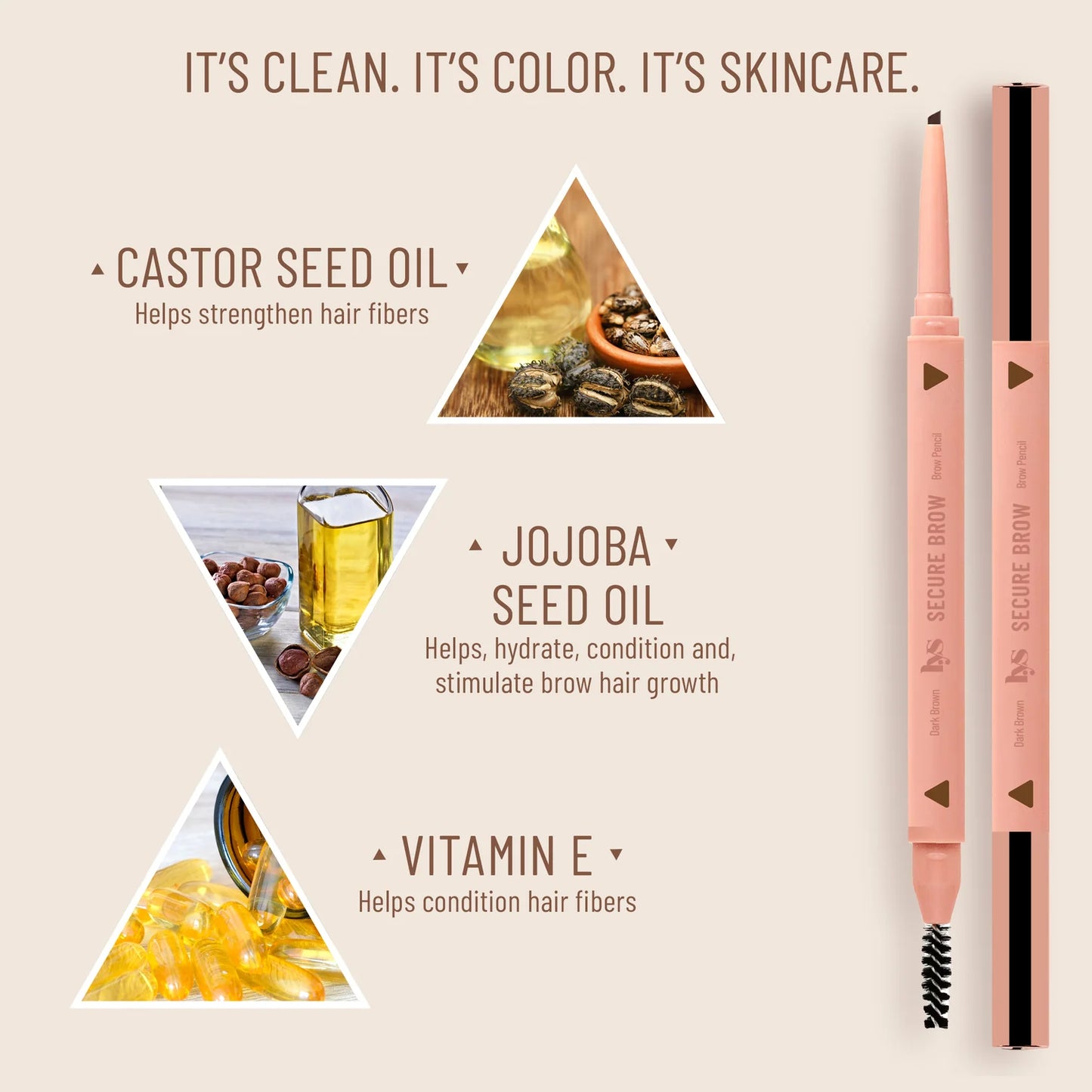 Secure Brow Eyebrow Pencil - LYS BEAUTY